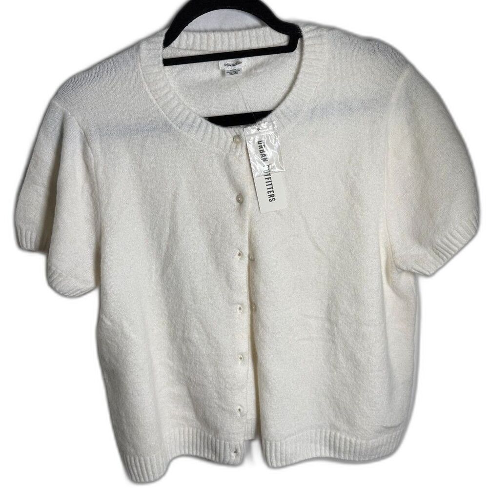 Kimchi Blue by Urban Outfitters Rachel short-sleeve cardigan sweater